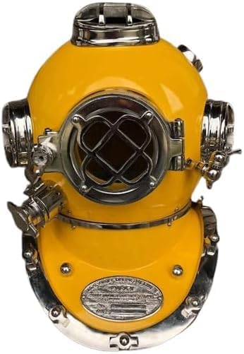 US Navy Mark V Deep Sea Diving Helmet - Authentic Original US Navy Mark V Maritime Helmet 18" - Gift Items