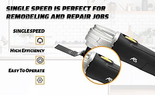 Aplman Multi Purpose Oscillating Tool, 1.6-Amp Oscillating Multi Tool With 3.2°Oscillation Angle, Single Speed And 8 Pcs Accessories，Carrying Box #TOP4