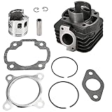 Hauertzx Cylinder Big Bore Kit with 10mm Piston Pin Compatible with Yamaha Jog Zuma 2...