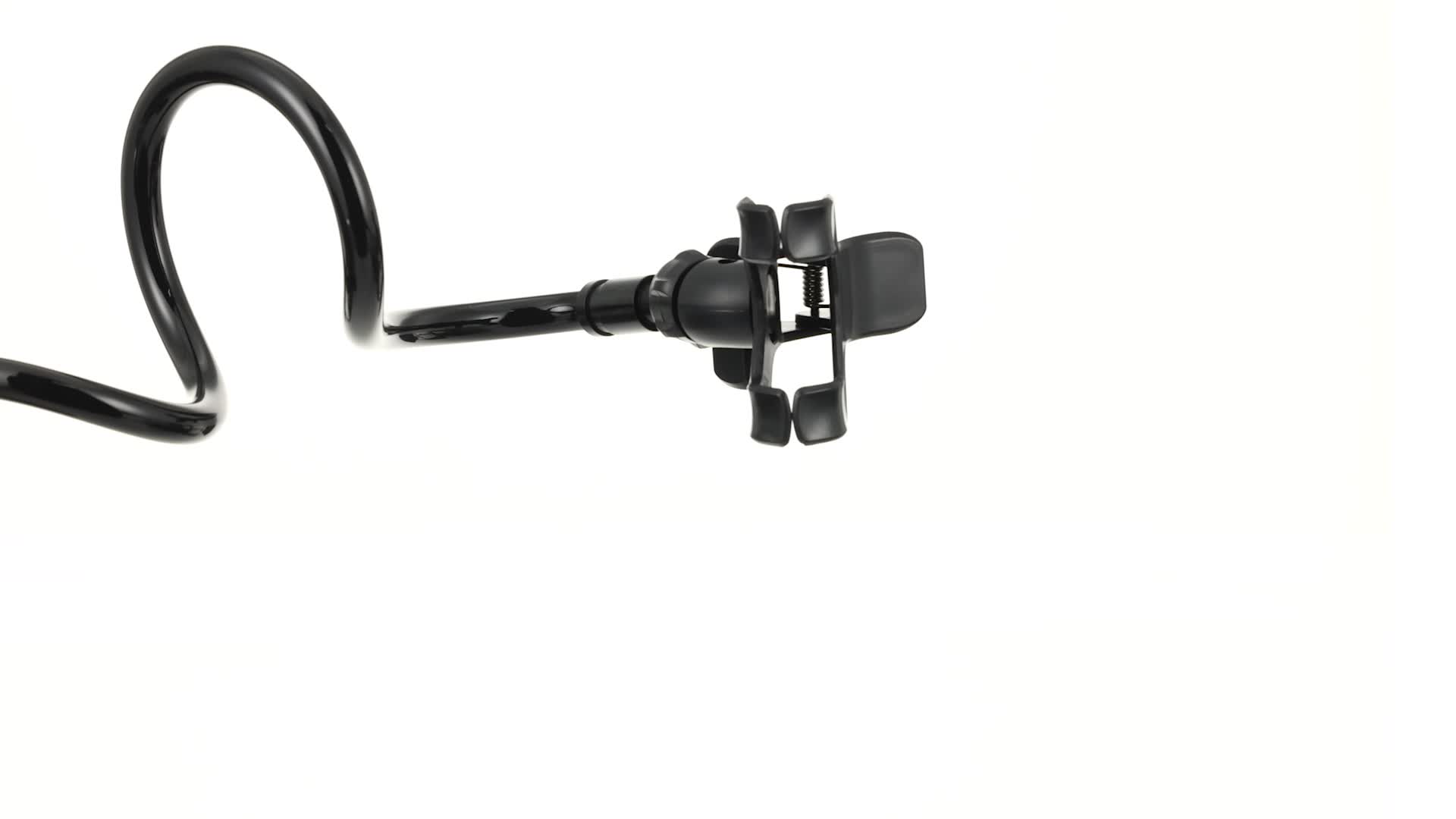 Support Téléphone Pour Lit - Bras Flexible Long - Compatible IPhone, Samsung, Huawei - Réglable 360°