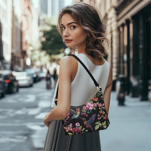 Image of Handbag for Women Leather Underam Shoulder Bag with Zipper Fashion Work Purse Waterproof Travel Wallet