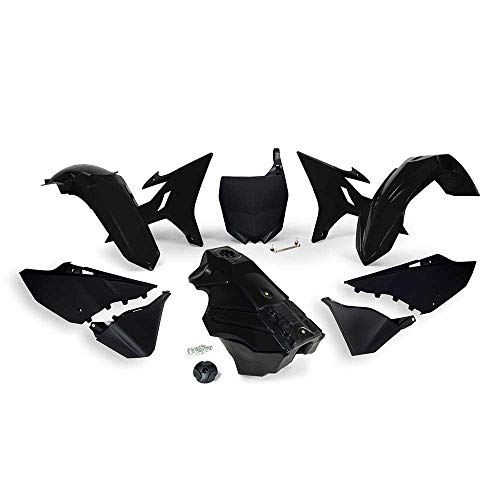 Kit plástico RACETECH Revolution y depósito negro para renovar tu Yamaha YZ en circuito