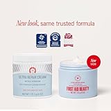 First Aid Beauty - Ultra Repair Cream - Intense Hydration Face & Body Moisturizer - Whipped Colloidal Oatmeal Clinically Proven to Strengthen Skin Barrier in 7 Days - Helps Relieve Eczema, 4 oz