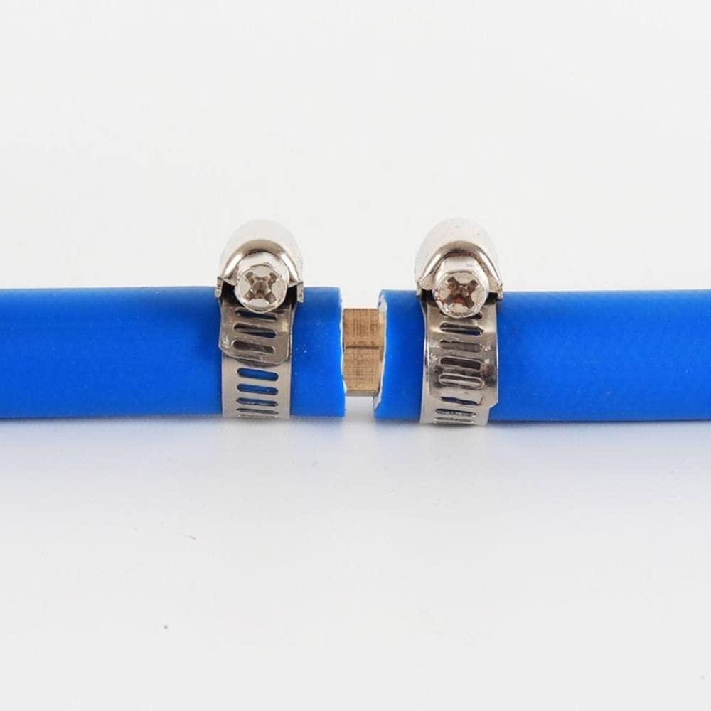 Conector de tubería de Manguera Recta de latón Junta de tubería de Agua Reductora de púas 4 5 6 8 10 12 14 16 19mm Adaptador de Conector de acoplador de Cobre, 16 mm, 25 mm