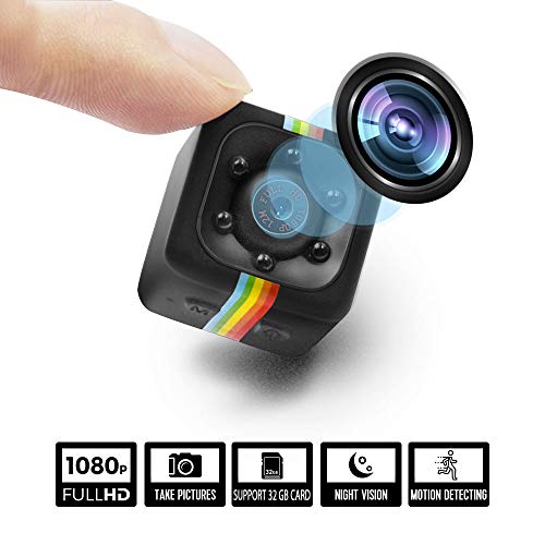 Spy Hidden Wireless Camera, Zohulu HD 1080P Mini Cop Camera As Seen On