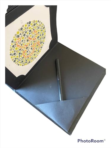 Image of ISHIHARA Color Vision Test Book with 24 Plate with User Manual Occluder