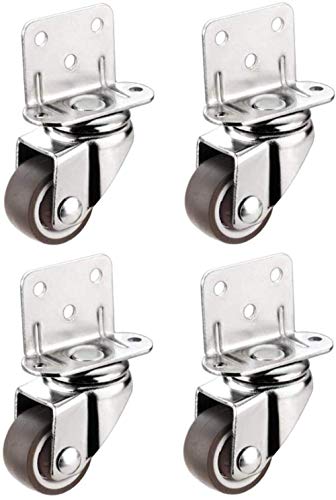 Roulette de meuble silencieuse de 25mm pour déplacer sans bruit