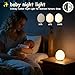 AuroraNiteBeam Night Light for Kids,Egg Night Light for Baby Nursery, 7 Colors Changing & 30-Min Timer Portable Nursery Night Lamp forBaby Nursery & Kids Bedroom,DIY Hand-Painted Custom Lamp