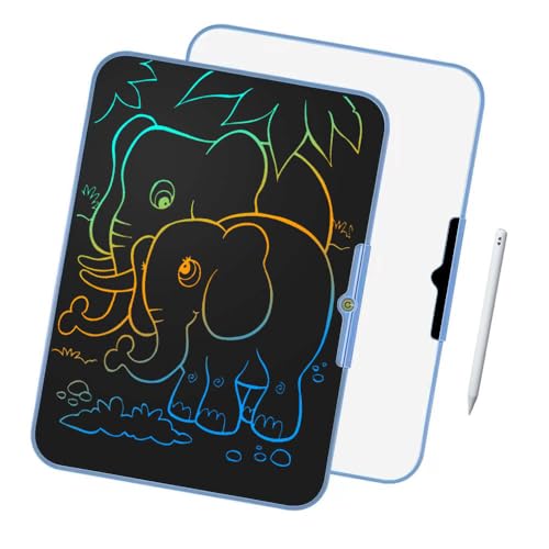 Image of VeeDee 20-Inch Rechargeable LCD Writing Tablet | Digital Drawing & Handwriting Pad for Kids, Students & Office Use | Reusable Ewriter Tablet Board (Blue)