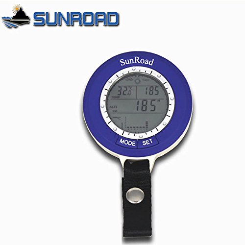 Explopur Sunroad SR204 Mini LCD Digital Fishing Barometer Altimeter Thermometer Waterproof Multi-function