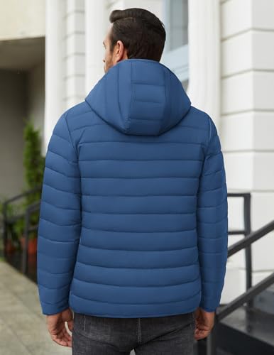 COOFANDY Mens Packable Puffer Jacket Lightweight France