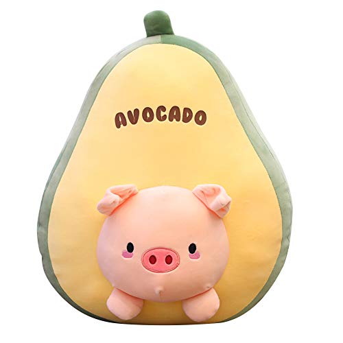 Eforcase 12inch Avocado Pig Plush Toy, Stuffed Animal Pillow Plushie Doll, Soft Fluffy Hugging Plushie Cushion, Gifts for Kids Girl Baby Eforcase 12inch Avocado Pig Plush Toy, Stuffed Animal Pillow Plushie Doll, Soft Fluffy Hugging Plushie Cushion, Gifts for Kids Girl Baby
