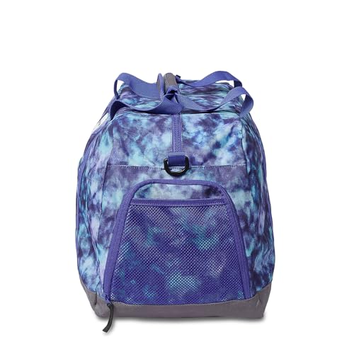 Lands' End Kids' Duffle Bag Plum Mystery Galaxy One Size2