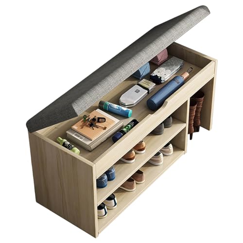 Banc à chaussures pour couloir éliminant le désordre au sol