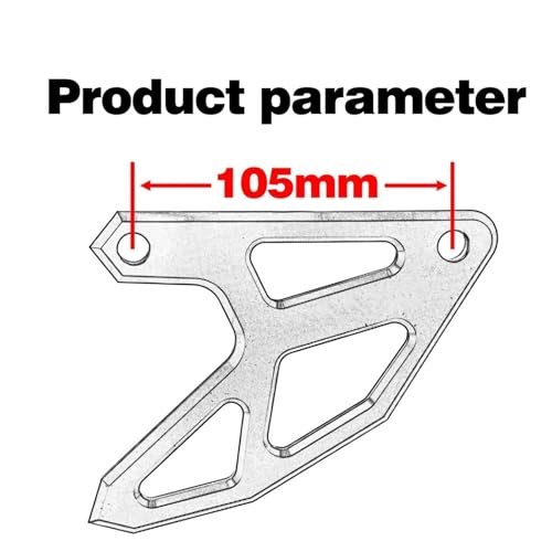 Sprocket guard protector para evitar roturas de cadena en Kawasaki KX450F 4