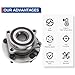 PAROD 513302 Front Wheel Bearing Hub Assembly Fit for 2019-2019 Subaru Ascent, 2019-2021 Forester, 2004-2014 Impreza, 2015-2020 Legacy, Outback