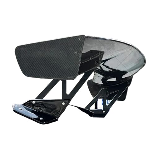 JPSWE GTスポイラー シビック ハッチバック FK7 FK8 タイプR VOLTEX タイプ1 カーボンファイバー グラス トランク FRP リアウイング リップ スプリッター テール レーシング(Carbon Fiber)