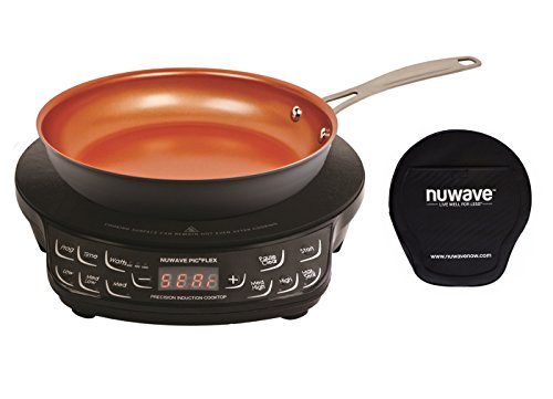 NuWave PIC Compact Precision Induction Cooktop with 9-inch Hard Anodized Fry Pan & Carrying Bag
