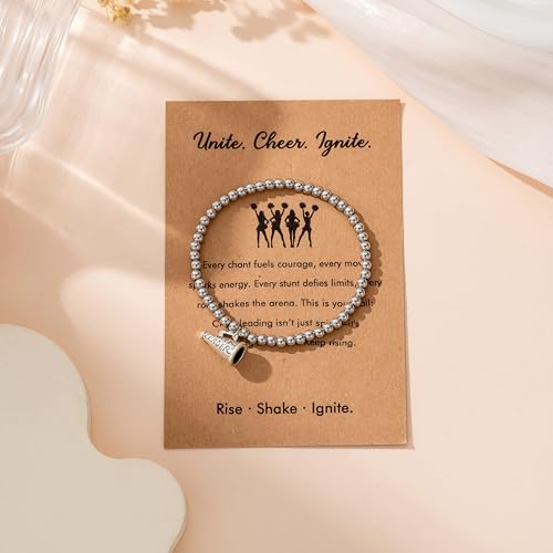 RZKING Silver Bracelets for Women, Evil Eye Cross Virgin Mary Highland Cow Charm Beaded Bracelets for Women, Birthday Christmas Thank You Inspirational Gifts for Friend Sister Daughter Mom3