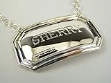 Box New Sterling Silber Dekanter/Wein Label – Sherry – Box