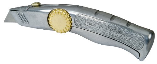 Stanley 0-10-819 Snap Off Knife"Pro" with retractable blade, Silver