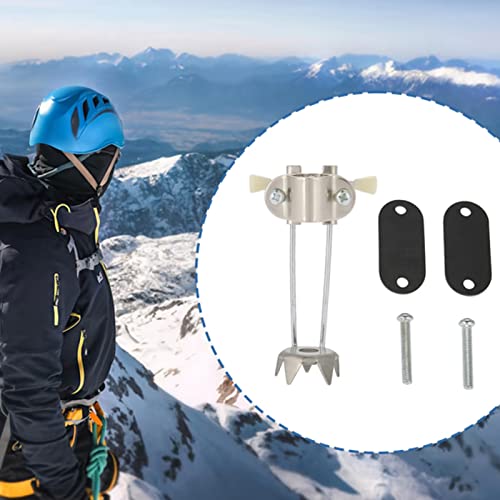5 Prong Retractable Ice Cane Tip Attachment, Walking Mobility Crutches Non Slip Ice Grip, Essential For Safer Walking In Ice And Snow #TOP2