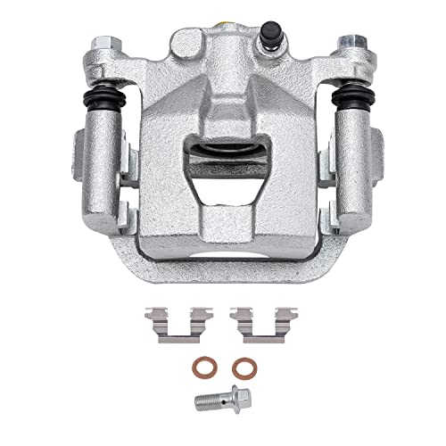 Image of Detroit Axle - Rear Left Brake Caliper for 2002-2018 Nissan Altima 2003-2008 2019-2020 Maxima Driver Side Disc Brake Caliper w /Bracket 2004 2005 2006 2007 Replacement