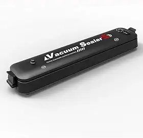 Seladora a Vácuo Automática, Máquina de Embalar Alimentos, queijo, frutas, verdura, carne. Design Compacto, Preta