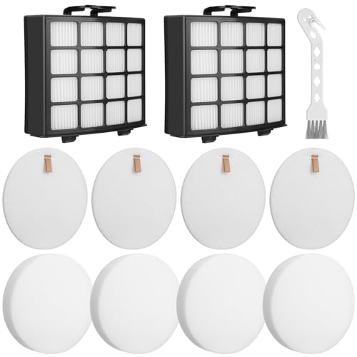 Sansoak PZ1000UKT Replacement Filters for Shark XL Anti Hair Wrap Upright Pet PZ1000 PZ1000UK PZ1000UKT Vacuum Cleaner Hoover