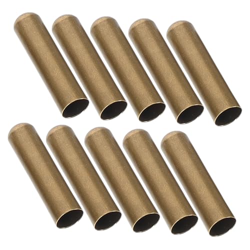 Ipetboom 50pcs Diy Shoelace Tips Metal Rope End Caps for Sneakers Replacement Parts for Shoelace Repair