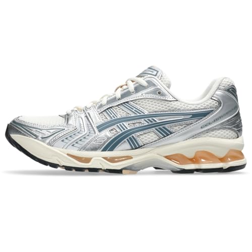 ASICS Gel-Kayano 14 Unisex Sneakers, Cream/Ironclad, 8...