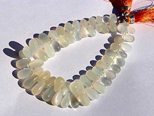 Pierre de lune blanche en gouttes pour créer vos bijoux bohèmes chic