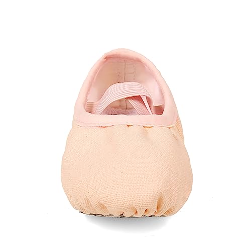 Arshiner Ballet Shoes for Girls Canvas Ballet Slippers Dance Shoes with Elastic Band for Toddler/Little Kid/Big Kid4