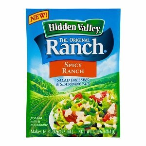 Hidden Valley Salad Dressing & Seasoning Mix, Spicy Ranch, 1 oz by Hidden Valley