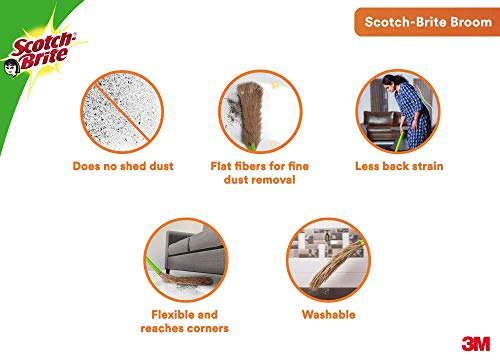 Scotch-Brite No-Dust Fiber Broom