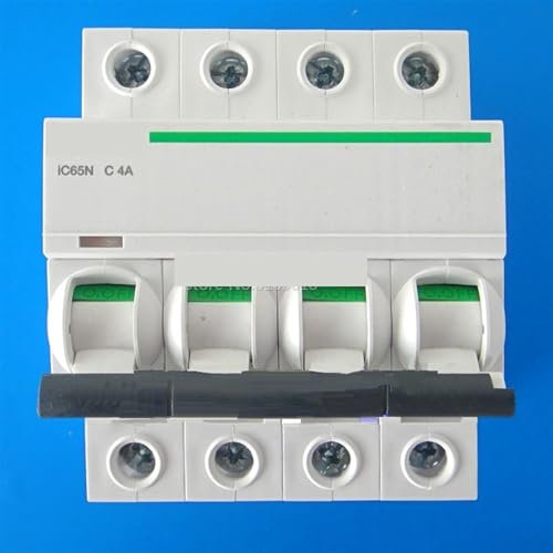 Mini disjoncteur sous vide 4P C4A IC65N A9F18404 protection contre surcharges
