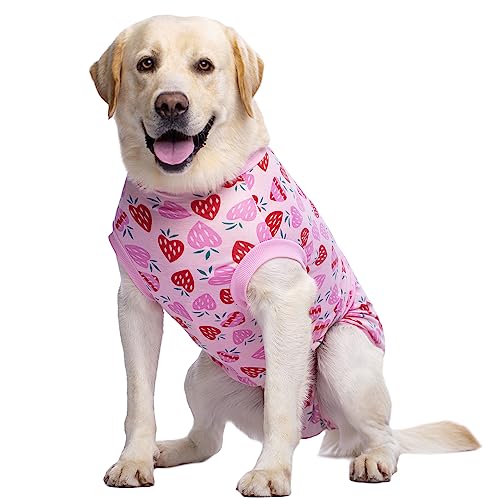 Image of Puppy Recovery Surgical Suit for Female Male Dogs Cats Abdominal Wounds,Professional Spay Neuter Dog Pet Bodysuit, E-Collar Alternative After Surgery Wear Anti Licking Wounds,Dog Onesie