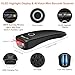 KUIIYER Mini Bluetooth Barcode Scanner, Wireless 2D QR 1D Bar Code Scanners with OLED Digital Display & AI Voice, Small Portable Handheld Barcode Reader for iPhone, Android, iPad, PC Computers & POS