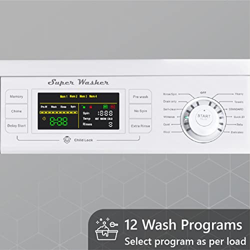 Equator Basic Stackable 13 lbs Washer + Vented Sensor Dryer 3.5cf 110V