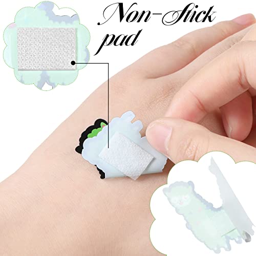 Sinmoe 60 Pcs Self Adhesive Kids Bandages Cute Llama Shaped Bandages Colorful Adhesive Bandages Easily Removable Funny Gift For Toddler Girls Boys Adults First Aid Addition #TOP2