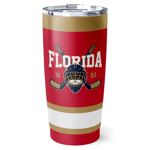 Image of ANTKING Florida Tumbler 20oz Custom Name Number Travel Mug Gifts | Stainless Steel Insulated Coffee Cup for Men Women