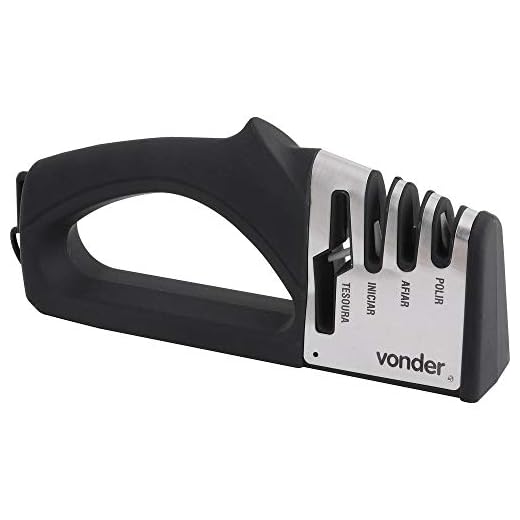 Vonder, Afiador De Facas E Tesouras, Com Vídea E Cerâmica.
