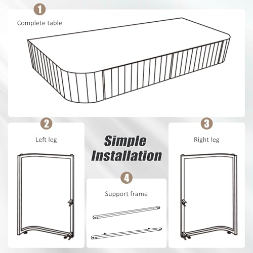 Image of Modern Vanity Table, 39 inch Mirrored Makeup Vanity Table with Stainless Steel Base, Mirrored Console Dressing Table with 2 Drawers, Versatile Desk for Bedroom and Office (Gray /109)