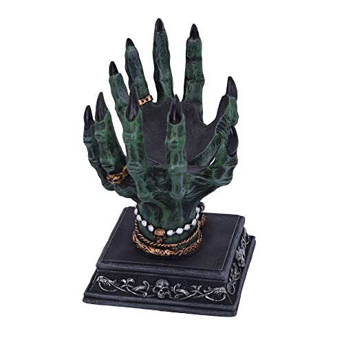 Nemesis Now Beyond The Grave Crystal Ball Holder 15cm, Resin, Black - Image 3