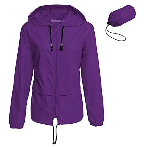 Veste de pluie pour femme idéale pour le vélo et les balades en taille M