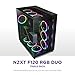 NZXT F120 RGB Duo 120mm PWM Fan 3 Pack with Controller Black