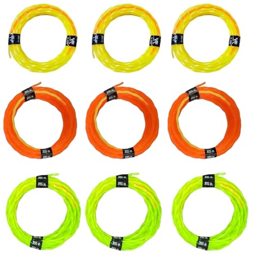 FANGANGART 0.095-Inch Triangular Twisted Trimmer Line, 14ft Length, Two-Color Design for Easy Loading & Enhanced Cutting Efficiency, Pre-Cut Lengths String Trimmer line for Weed Eaters