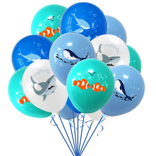 Lot de 16 ballons en latex Baleine...