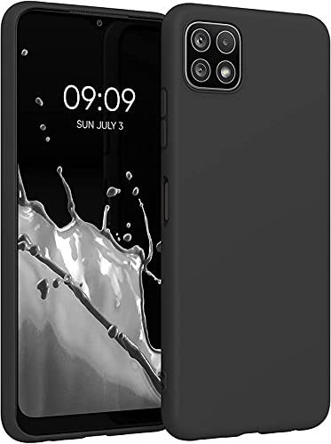 FitSmart Shockproof Silicon Flexible Back Cover for Samsung Galaxy A22 5G / SM-A226B, SM-A226B/DS - Black (B09GVVVXWV) Amazon Price History, Amazon Price Tracker