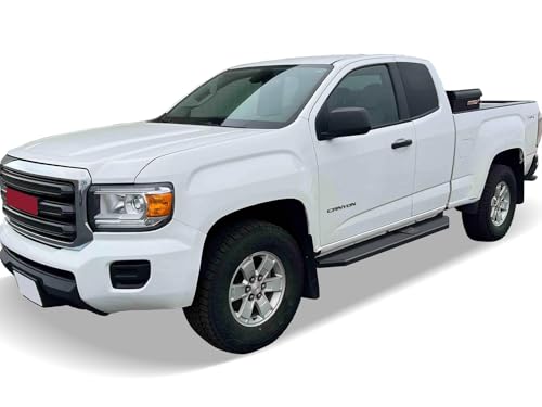 Estribos de Acero Inoxidable Negro para Chevy Colorado GMC Canyon miniatura 6